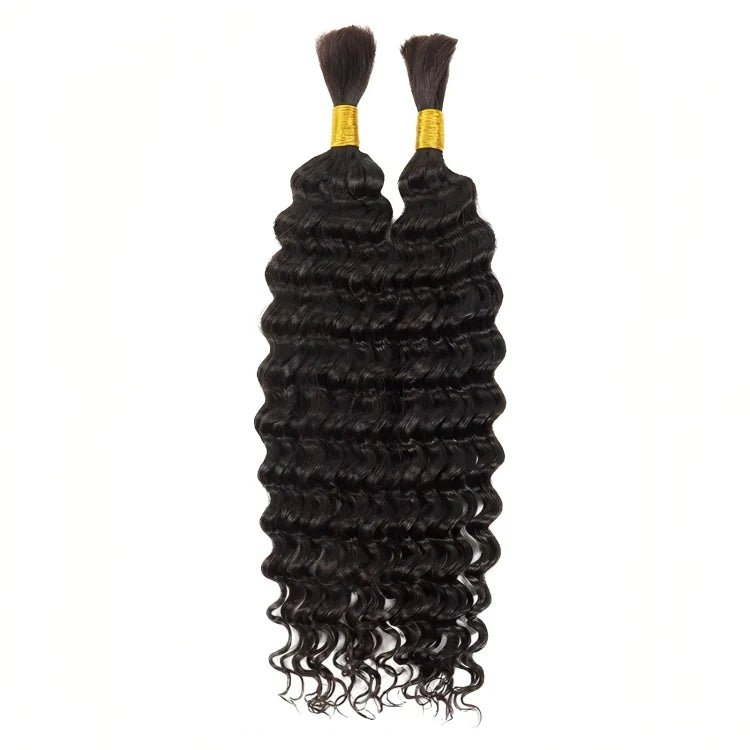 Exotic Wave Bulk Hair Extensions for Braiding