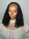 Uncustomized 16-inch closure made with Mongolian afro kinky curly