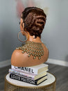 Glueless natural pixie cut wig for Black women, offering a realistic look and easy wear.
