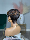 Glueless pixie cut wig with layers, adding dimension and movement for Black hair.
