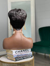 Glueless straight pixie wig from the Ebony Collection, ideal for Black women's sleek hairstyles.