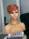 Glueless asymmetrical pixie wig with a modern cut, perfect for Black women seeking an edgy style.