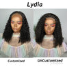 Uncustomized 16-inch closure made with Mongolian afro kinky curly