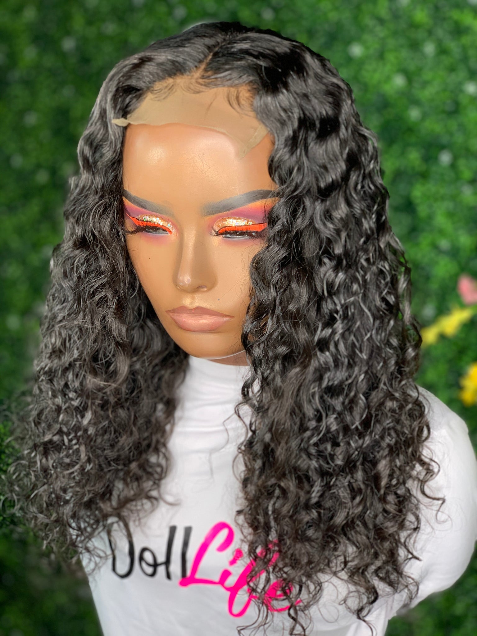 16-inch closure made with Peruvian  Deep wave