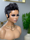Glueless pixie wig with effortless styling, making it a perfect grab-and-go wig for Black women.