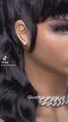 Glueless layered mullet wig in black hair, providing a stylish and modern look for Black women.
