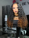 Glueless loose wave wig offering soft, natural-looking waves.