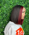 Straight-cut glueless bob wig, salon-quality and heat-resistant.